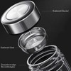 Pauzema Tea Tumbler with Infuser, 12oz Double Wall Borosilicate Glass