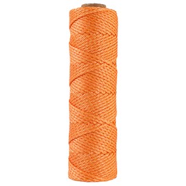 SGT KNOTS HMPE Rope - Polyethylene Throw Line Arborist Rope - Tree Guide Rope - 1.75mm for Indoor and Outdoor Uses - Orange (1000ft)