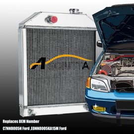 ASCIUTTA Tractor Aluminum Core Radiator For Ford New Holland 2000 2600 3000 3600+ 4000 C7NN8005H Aluminum 3 Row Radiators