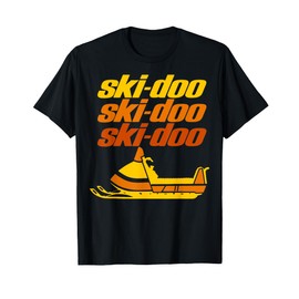 Retro Sport Quote Ski Doo Vintage Snowmobiles Funny Winter T-Shirt