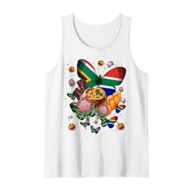 South Africa Flag Outfit Idea For Women South African Food Tank Top