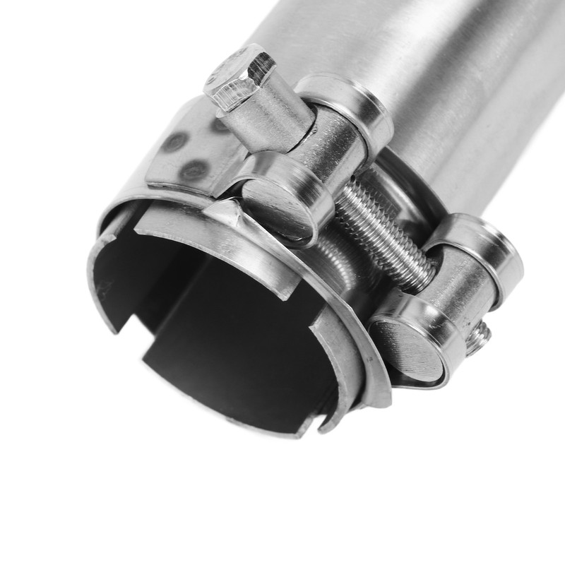 Motorcycle Exhaust Middle Pipe Rustproof Heat Resistant Low Noise Replacement