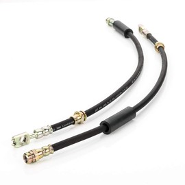 LST Set of 4 Brake Hose Brake Line Set Front Rear + Retaining Clamp TT 8J
