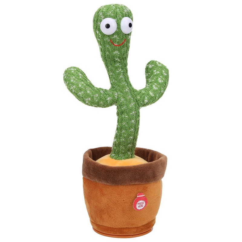 Electronic Cactus Plush Toys Singing Dancing Cactus Educational Children Kids