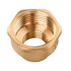 Brass Reducing Coupling 1/2" Female x 1" Female Construction NPT