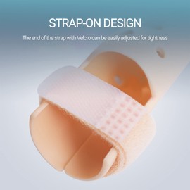 SooGree 2 Pieces Finger Splint Mallet Finger Support Finger Splint Brace Plastic Protector for Adjustable Finger Immobilizer for Basketball Finger Joint Protection，