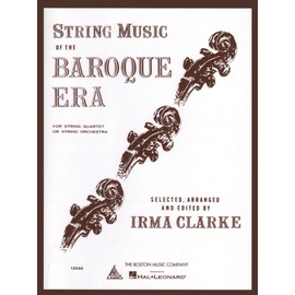 String Music of the Baroque Era for String Quartet (Score & Set of Parts)