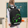 Krafig Green and Black Video Game Backpack Girls Boys Elementary