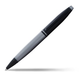 Cross Calais Refillable Ballpoint Pen Presented in a Luxury Gift Box - Medium Point, Black Ink, Matte Gray & Black