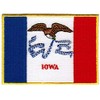Iowa State Flag Embroidered Patch Velcro®-Brand Fasteners IA Emblem