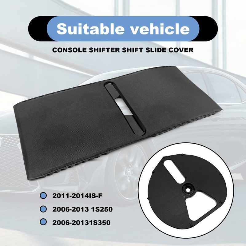 Shift Slider Center Console Slide Cover Compatible for Lexus IS250