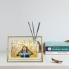 AhaGo Gold Floating Frame, 6"x8", Horizontal, 2 Set, For Picture