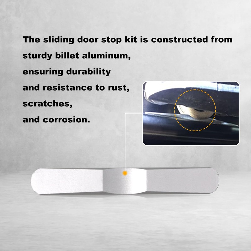 RYANSTAR RACING Van Sliding Door Stopper Door Stop Kit Compatible