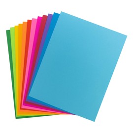 Hygloss Assorted Bright Colored Paper - 24 lb, 89 gsm, Acid-Free, Fade-Resistant, 8.5x11-Inch Letter Size Color Copy Paper, 144 Sheets, 12 Colors
