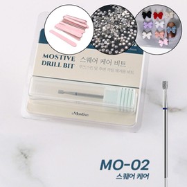 motive Mostive Drill Bit MO-02 Square Care Bit + 30 Parts / 모스티브 드릴비트 MO-02 스퀘어 케어 비트+파츠30개