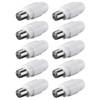 Coaxial Connector TV SAT Coaxial Antenna Connector Coupling Screw Fastening