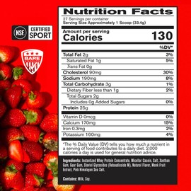 BARE PERFORMANCE NUTRITION, BPN Whey Protein Powder, Whey Protein Concentrate, Native Micellar Casein, Amazing Mixability, Strawberry