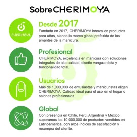 Pegamento Para Tips De Uñas Con Pincel 10ml 3pcs Cherimoya                                                                                            