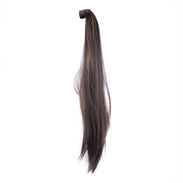 Stasia Street 20-Inch Straight Clip-In Pony Tail Korean Synthetic Breatheable