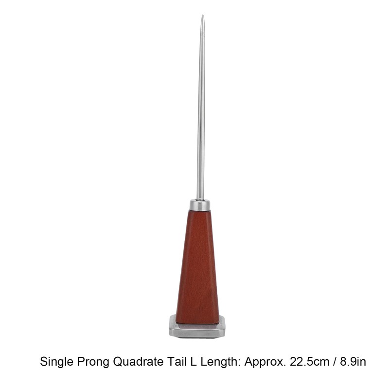 Ice Pick Stainless Steel Ice Pick with Wood Handle Bartender