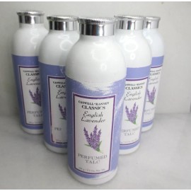CASWELL-MASSEY CLASSICS ENGLISH LAVENDER PERFUMED TALC 3.5 OZ SET OF 5