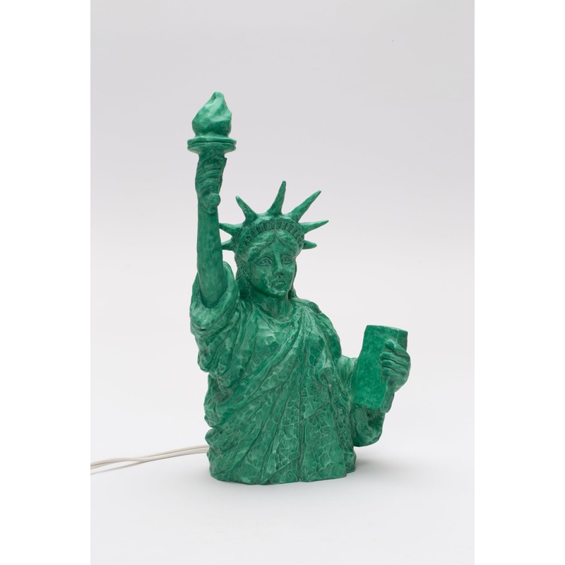 Cosmos Gifts Fine Porcelain Statue of Liberty Tabletop Night Light
