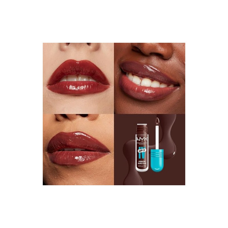 NYX Professional Makeup, Lip Iv Gloss Sérum Hidratante - Tono