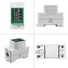 DollaTek PZEM-008 AC50-300V/100A LCD Screen Digital Display Multifunctional Guide Rail