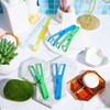 Chengu 4 Pieces Dental Floss Holder Reusable Flosser Reusable Floss