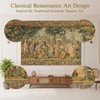 Medieval Tapestry Wall Hanging Renaissance Court Scene Wall Art