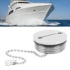 Marine Gas Cap, Resistant Polished Boat Fuel Cap Beautiful Stainless
