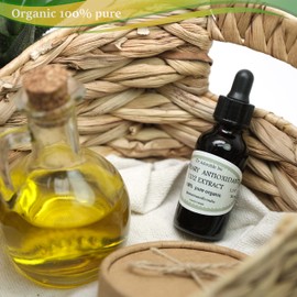 Rosemary Antioxidant Co2 Extract Organic Pure By Dr.Adorable 1 Oz Amber Glass Bottle With Glass Dropper