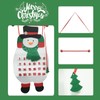 Christmas Fabric Advent Calendar 2024, Xmas Fillable Felt Advent Calendar