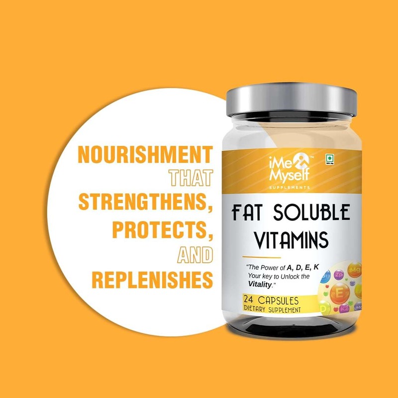 iMeMyself Fat-Soluble Vitamin A, D, E, K Capsules - 24
