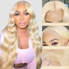 Weeybay Real Hair Wig, Body Wave Human Hair Wig, Glueless