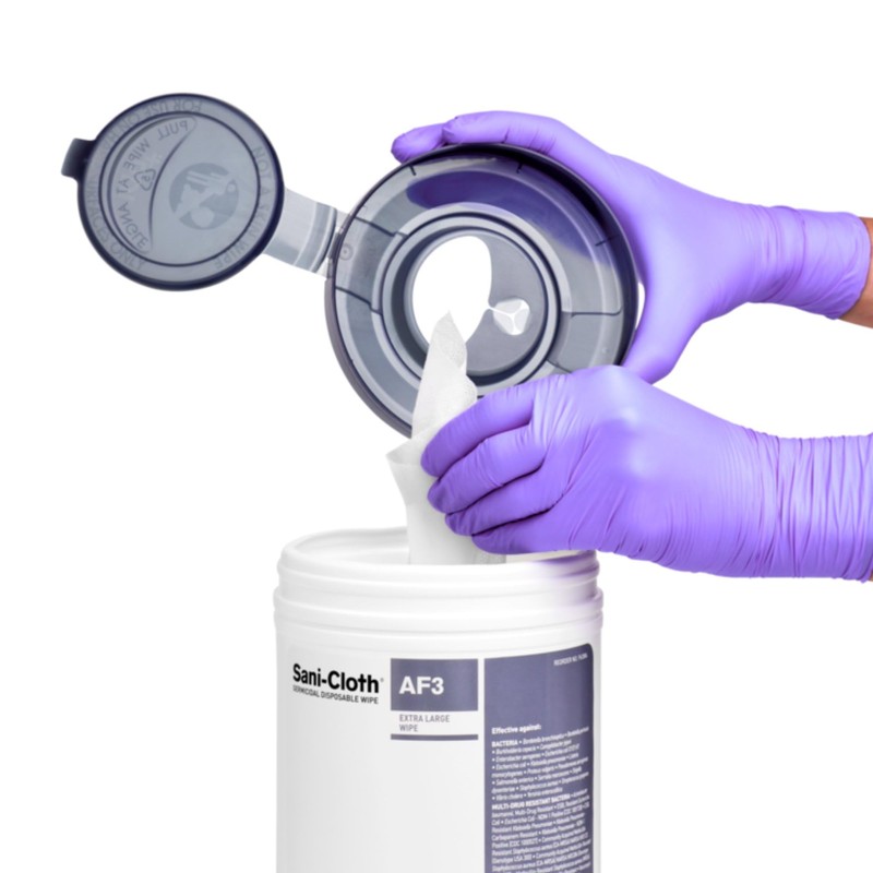 Sani-Cloth AF3 Surface Disinfectant Cleaner Wipe Canister Mild Scent 160