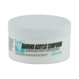 Glass Technology Diamond Clear Acrylic Polishing Compound - 1lb