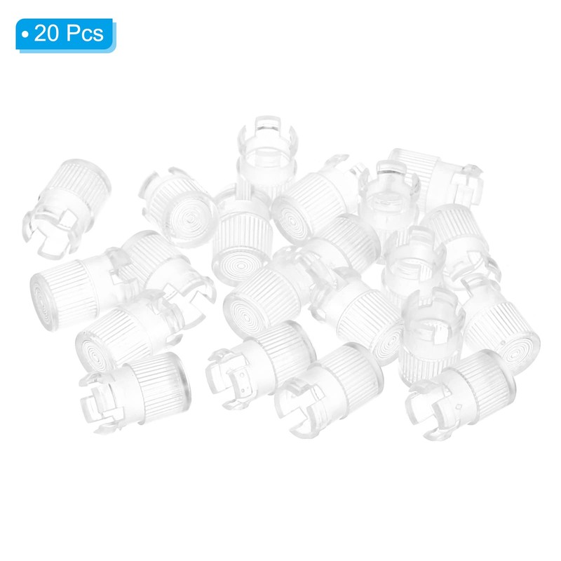 PATIKIL Pack of 20 5 mm LED Lamp Holder Light
