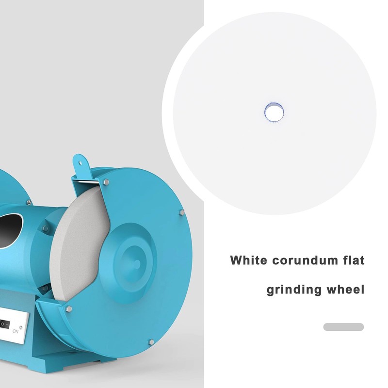 LT Easiyl 150mm White Corundum Flat Grinding Wheel, 1/2" Arbor,