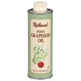 Roland Foods Pure Grapeseed Oil, 16.9 Ounce Can, Pack of 3
