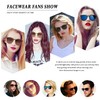 FaceWear Classic Round Retro Sunglasses UV400 Circle Lens Metal Frame