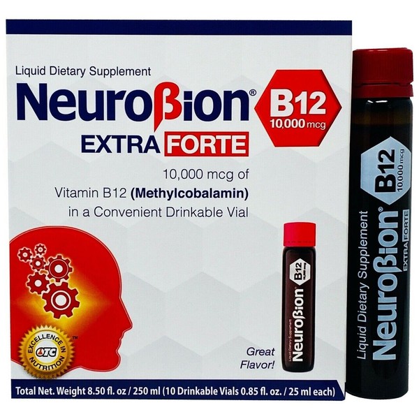 Neurobion Extra Forte B12 10,000 mcg Vials - Extreme Powerful B12 - 10 Vials