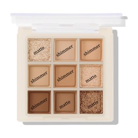 Boobeen Nude Eyeshadow Palette, Matte and Shimmering Makeup, Highly Pigmented Creamy Eyeshadow Powder, for a Neutral Look, Long-Lasting (17#)