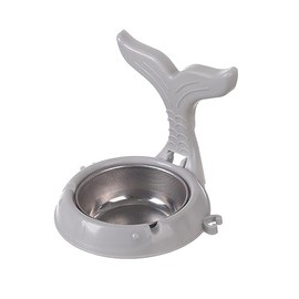 Leheybia 1 Pcs Wall-Mounted Whale Ashtray Household Wall Mounted Ashtray Ashtray for Bathroom Livingroom Indoor or Outdoor（White）