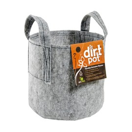 Hydrofarm HGDB45 Bag Reusable Planting, 45-Gallon Dirt Pot, 45 gal, Grey
