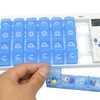 Nicear Pill Dispenser Box Pill Box Reminder 7 Day 28