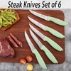 Knife Set, Howashin 15 Pieces Kitchen Knife Set with Built