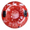 Inflatable Ski Ring PVC Sledding Tube Thicken Snow Tubing Winter