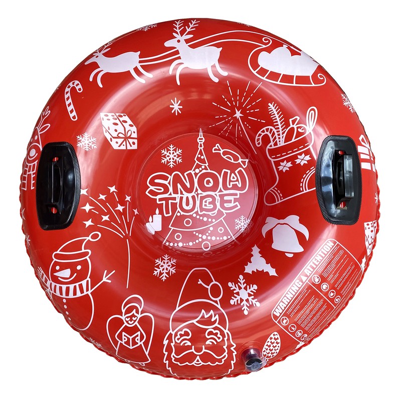 Inflatable Ski Ring PVC Sledding Tube Thicken Snow Tubing Winter