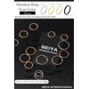 SEIYA INTERNATIONAL Women's Ring, Men's, Simple, Stainless Steel, Thin 0.08